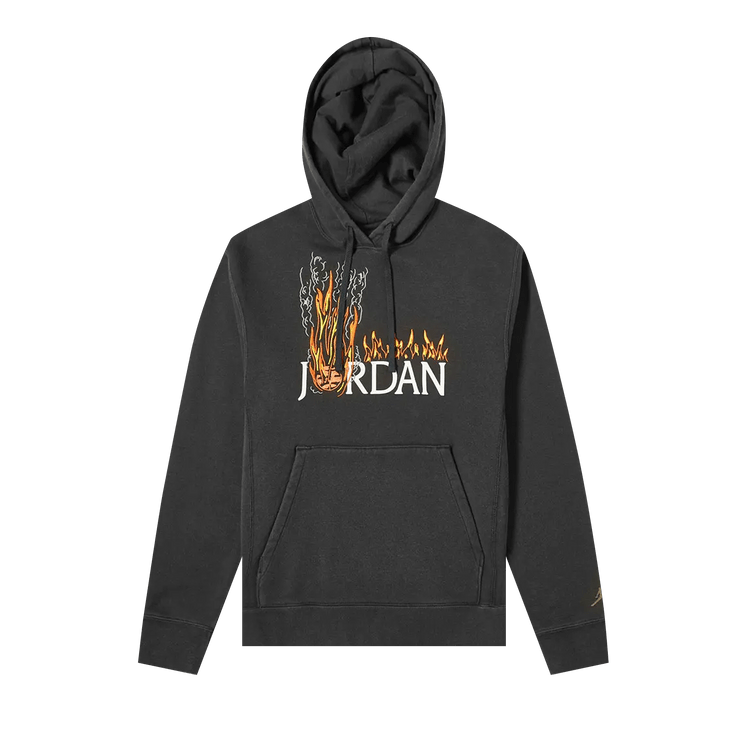 Cactus Jack by Travis Scott x Air Jordan MJ Fleece Hoodie Black