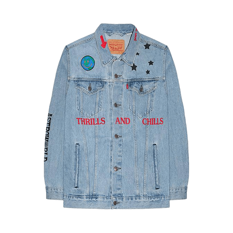 Cactus Jack by Travis Scott Astroworld x Levi's Denim Jacket Blue