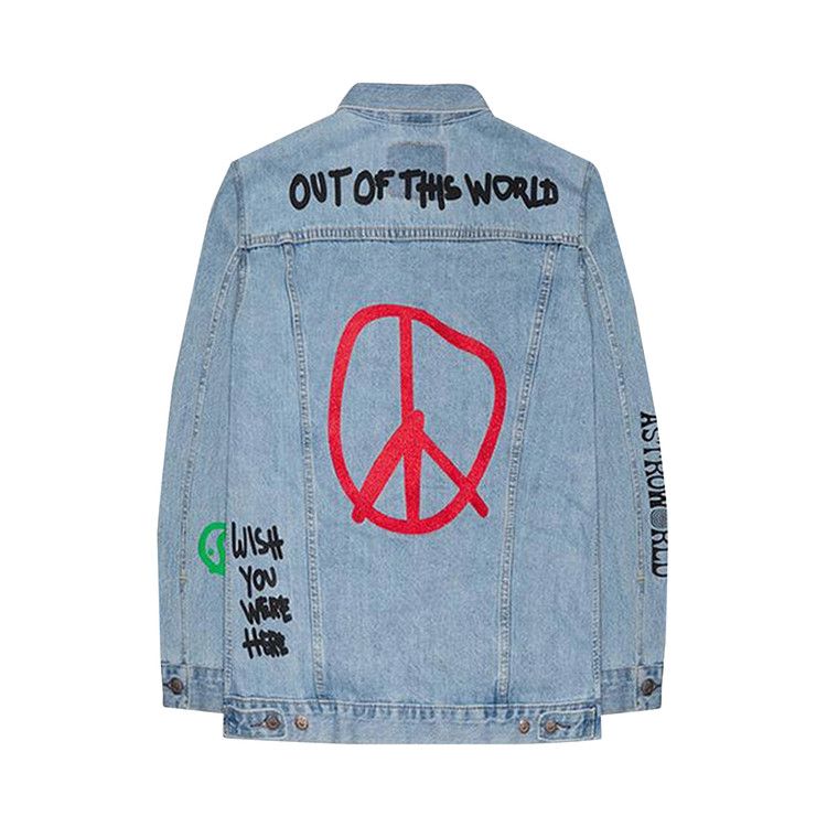 Cactus Jack by Travis Scott Astroworld x Levi's Denim Jacket Blue