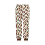 The North Face x Gucci Web Print Technical Jersey Jogging Pants Ivory/Brown
