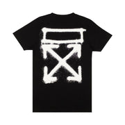 Off-White Spray Marker Slim Fit Black T-Shirt