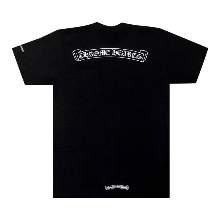 Chrome Hearts Scroll Logo T-Shirt Black