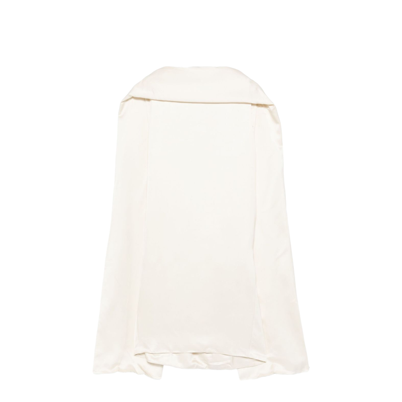 Cocoon Scarf Dress Light Beige