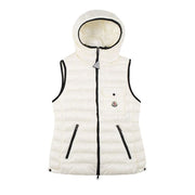 Moncler Glyco Hooded Puffer Gilet White