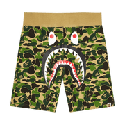 BAPE ABC Camo Shark Sweat Shorts Green