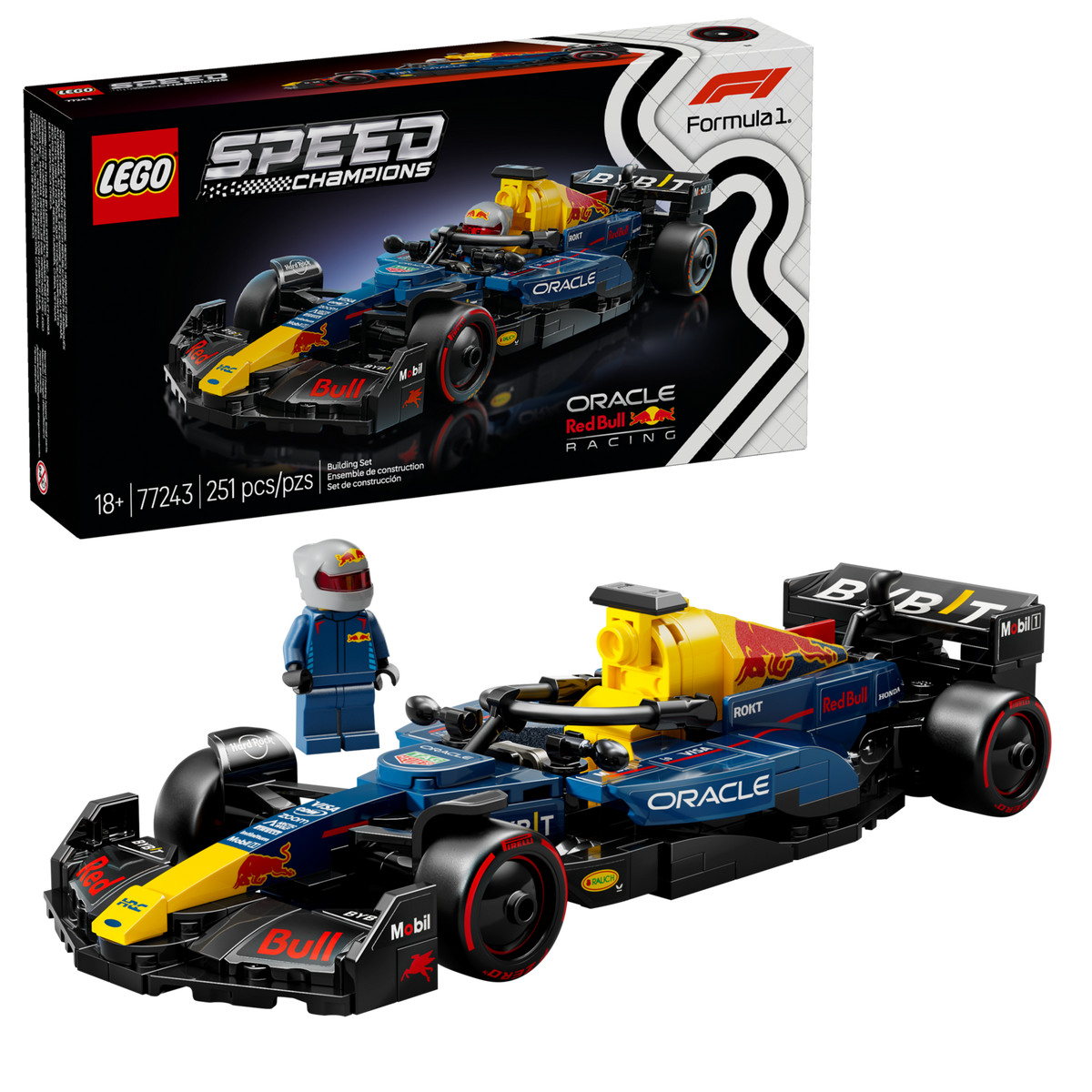 Lego Oracle Red Bull Racing RB20 F1 Race Car