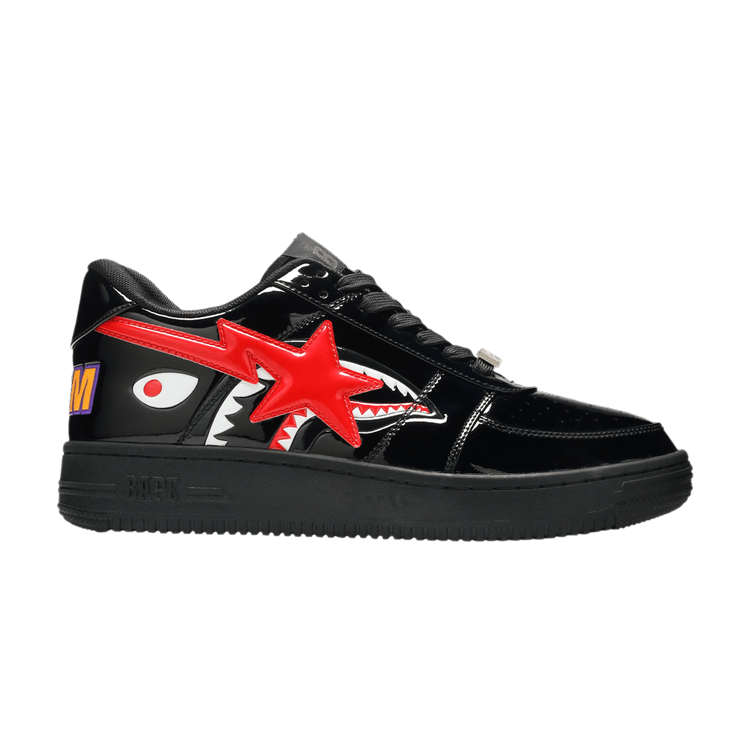 Bapesta Low M2 Shark Face - Black