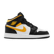 Air Jordan 1 Mid GS Black University Gold