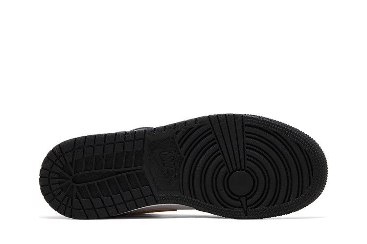 Air Jordan 1 Mid GS Black University Gold