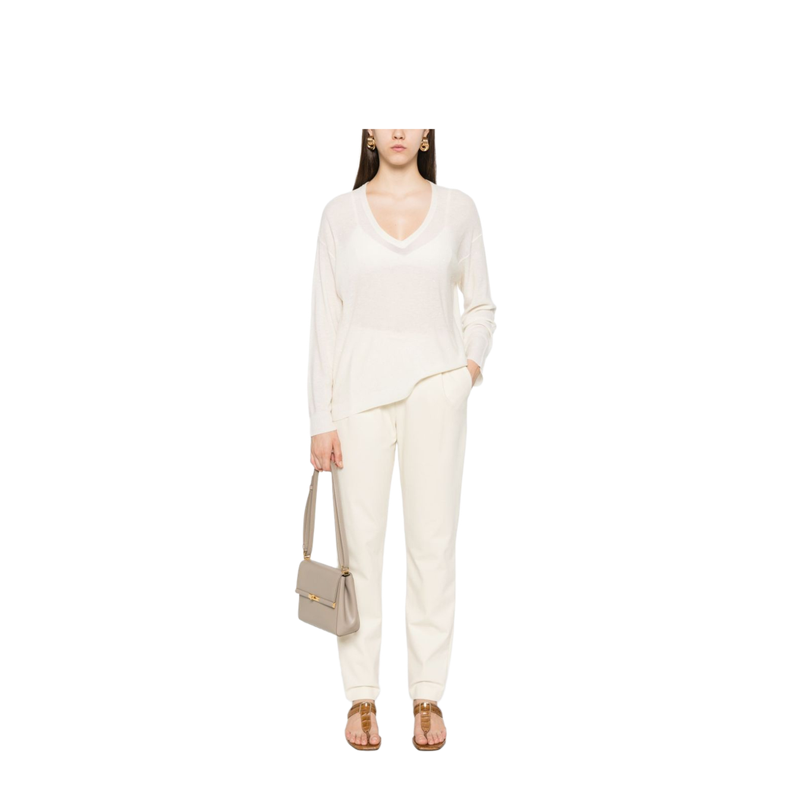 Trousers Beige