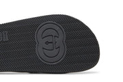 Gucci Slide Interlocking G - Black Red Green