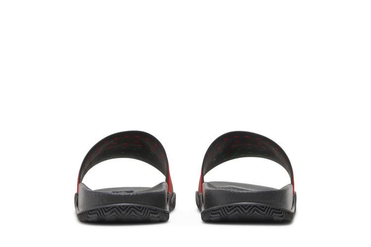 Gucci Slide Interlocking G - Black Red Green
