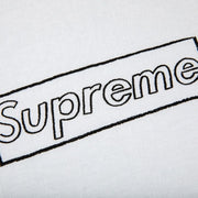 Supreme x KAWS Chalk Logo T-Shirt White