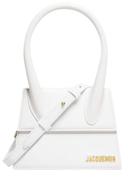 Jacquemus The medium Chiquito Leather handbag White