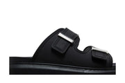 Alexander McQueen Hybrid Double Buckle Sandal Black