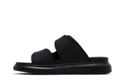 Alexander McQueen Hybrid Double Buckle Sandal Black