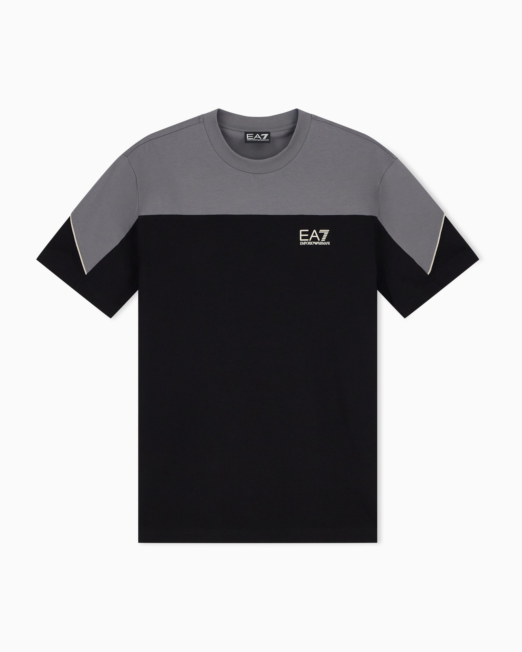 EA7 Regular fit t-shirt in cotton jersey