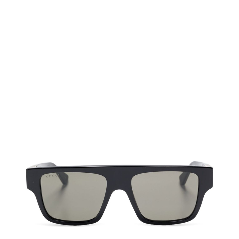 Rectangular Frame Sunglasses in Black