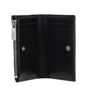 Jitney Zipped Bifold Quote Black - White