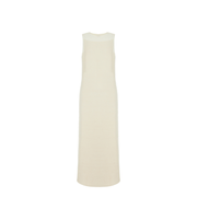 Ivory Wool Blend Dress