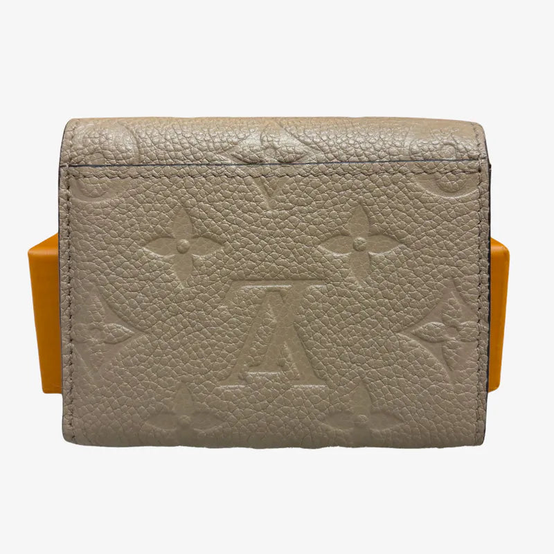 C613 - LOUIS VUITTON Gray Monogram Empreinte Zoé Wallet