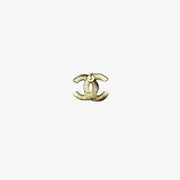 RE290 - CHANEL CC Logo Silver Earrings