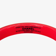 JW785 - CHANEL Pink Acrylic Rouge Coco Shine Bracelet