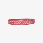JW783 - CHANEL Pink Acrylic Rouge Coco Shine Bracelet