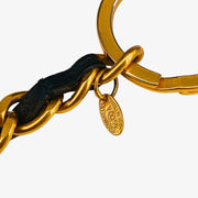 RB519 - CHANEL Gold Key Ring