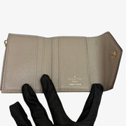 C613 - LOUIS VUITTON Gray Monogram Empreinte Zoé Wallet