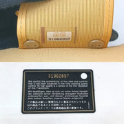 JT400 - CHANEL Yellow Caviar Leather Camellia Flap 4 Key Holder