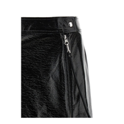 Vinyl Midi Skirt