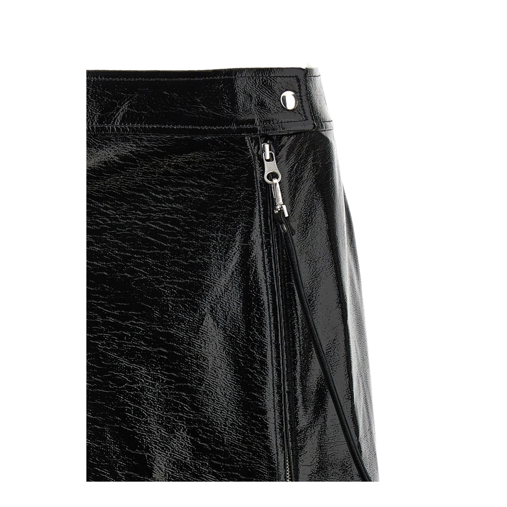 Vinyl Midi Skirt