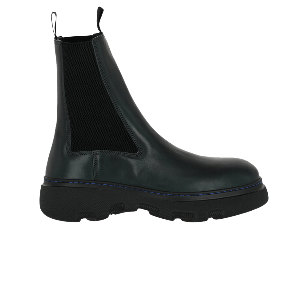 Burberry Creeper Chelsea Boots Green