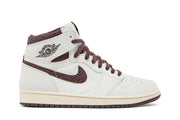 NIKE AIR JORDAN 1 HIGH X A MA MANIÉRE Off White AND BURGUNDY