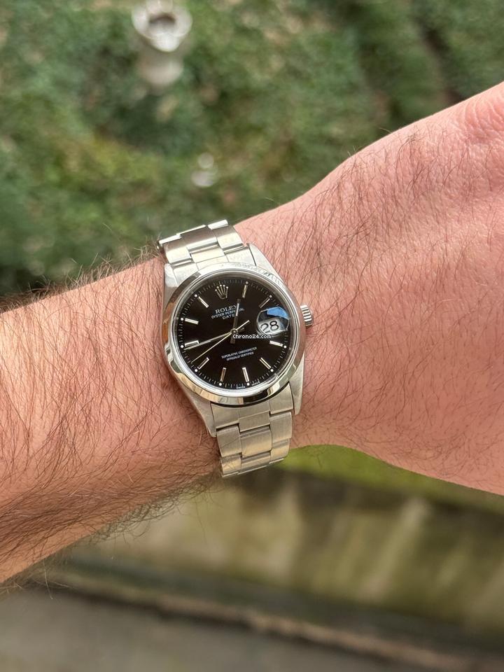 Rolex | Oyster Perpetual | 15200 | Steel | 34 mm | Steel | Black | Automatic