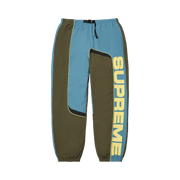 Supreme S Paneled Belted Track Pant Olive
