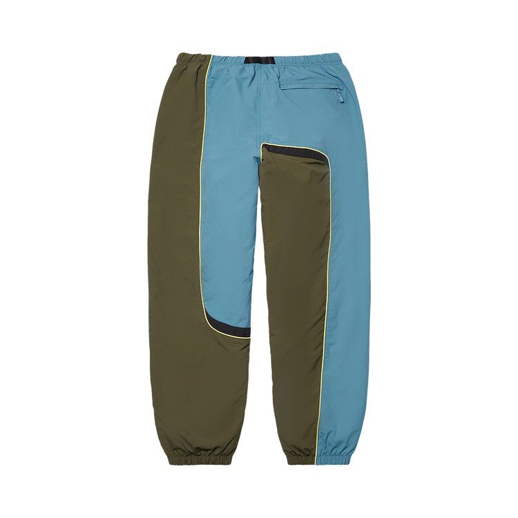 Supreme S Paneled Belted Track Pant Olive