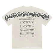 Cactus Jack by Travis Scott For Fragment Manifest T-Shirt White
