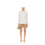 Cotton Double-Breasted Jacket
