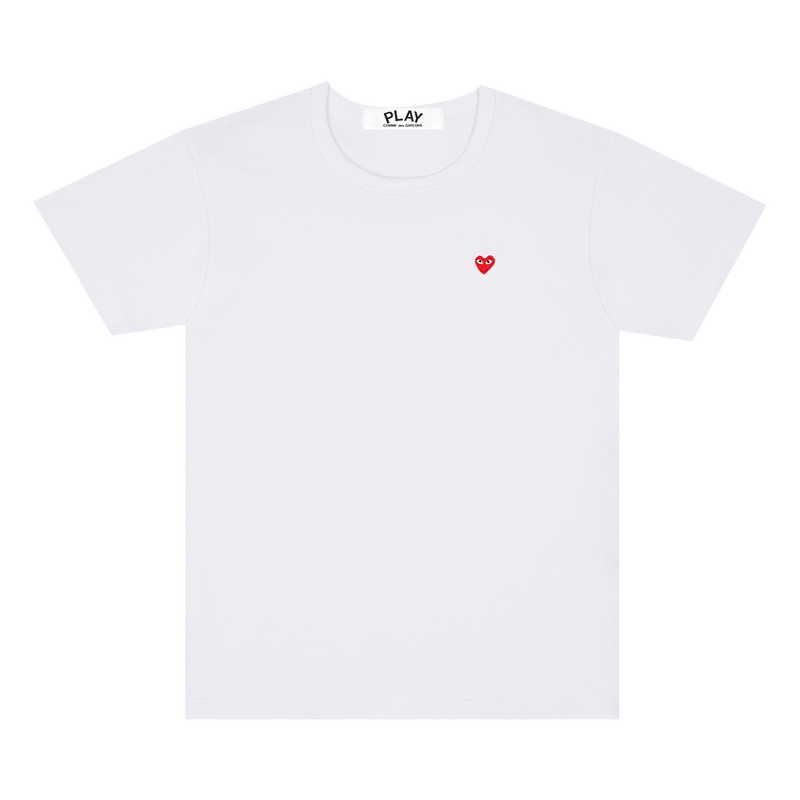 Comme des Garçons PLAY Small Heart T-Shirt White