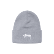 Stussy Stock Cuff Beanie Grey Heather