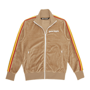 Palm Angels PA Rainbow Chenille Track Jacket Brown