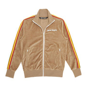 Palm Angels PA Rainbow Chenille Track Jacket Brown