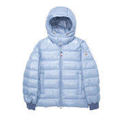 Moncler Cuvellier Shiny Puffer Jacket Blue