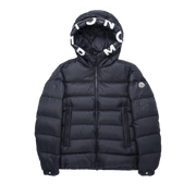 Moncler Salzman Full Zip Puffer Jacket Navy
