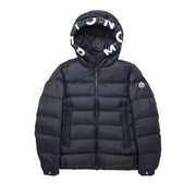 Moncler Salzman Full Zip Puffer Jacket Navy