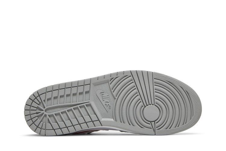 Air Jordan 1 Low SE Light Grey Gym Red