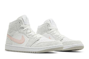 Wmns Air Jordan 1 Mid Se White Light Iron Ore