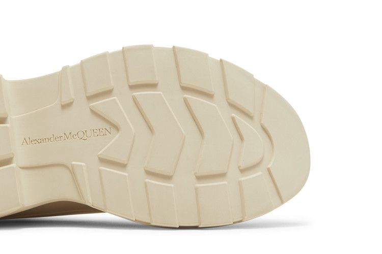 Alexander McQueen Tread Slick Boot Beige Leather